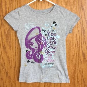 Ever After High girl’s T-shirt in gray